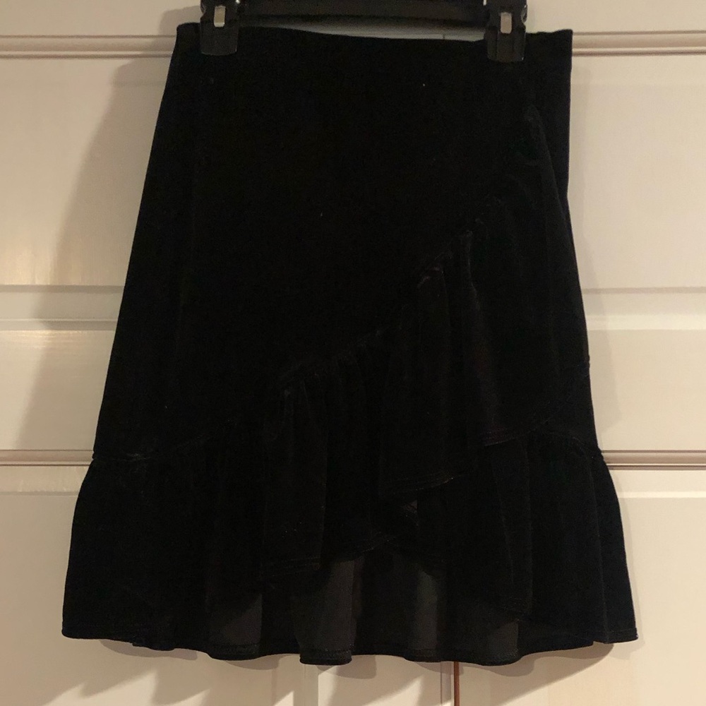 Urban Outfitters Black Ruffle Skirt